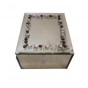 Wholesale Wholesale Joblot Of 20 Mirror Trinket Boxes With A Sequin De