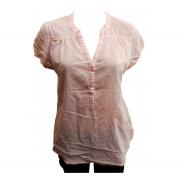 Wholesale One Off Joblot Of 16 Ladies De-Branded Pink Check Blouses Si