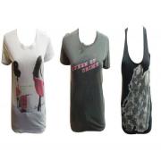 Wholesale Wholesale Joblot Of 10 Ladies Criminal Clothing T-Shirts & V