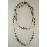 Wholesale Brown Gilt Beaded Necklace