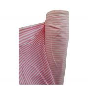 Wholesale One Off Joblot Of 1180 Square Metres Of Pink Striped 100% Co