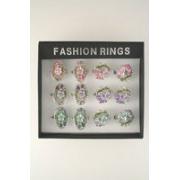 Wholesale Enamel Floral Rings