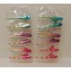 Wholesale Joblot Of 120 Ladies Star Decorated Hair Clips Blu