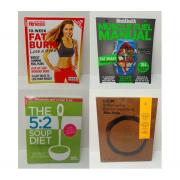 Wholesale Joblot Of 18 Food & Fitness Magazines/Books Men