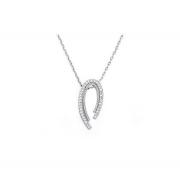 Wholesale CZ Horseshoe Necklace X 21