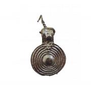 Wholesale One Off Joblot Of 270 Silver Pewter Circle Necklace Pendants