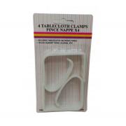 Wholesale Wholesale Joblot Of 72 Kleeneze White Plastic Table Cloth Clamps Packs Of 4