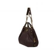 Wholesale Job Lot Of 30 Leopard Print Trim Bags - Colour Brown