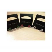 Wholesale VIS Moment 18x - Christmas Tree Santa Hat Earrings + FREE Ri