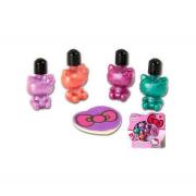 Wholesale Job Lot Of 84 Hello Kitty Glitter Nail Polish Set..NB Date O