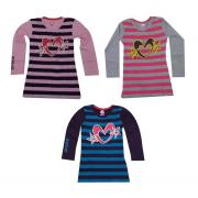 Wholesale Wholesale Joblot Of 10 Girls Crocs Long Sleeve Striped T-Shi