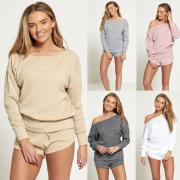 Wholesale Wholesale Womens Marl Knit Jumper And Short Set