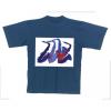 Wholesale Joblot Of 10 Mens Saxophone Print Navy T-Shirts