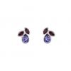 Base Metal Stud Earrings With Swarovski Crystals wholesale watches