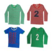 Wholesale One Off Joblot Of 27 Boys Milibe T-Shirts 4 Styles Long & Sh