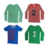 One Off Joblot Of 27 Boys Milibe T-Shirts 4 Styles Long & Sh wholesale top wear