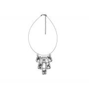 Wholesale Wire Stone Pyramid Necklace