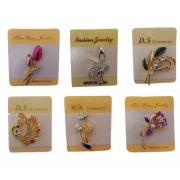 Wholesale Wholesale Joblot Of 100 Ladies Mixed Fashion Jewellery Brooc