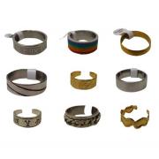 Wholesale Wholesale Joblot Of 100 Assorted Metal Rings Mens & Ladies I