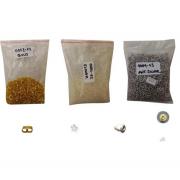 Wholesale Joblot Of 50g Of Earring Fastening Backs Gold Silver & Silic