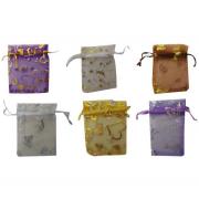 Wholesale Wholesale Joblot Of 100 Organza Jewellery Bags Mixed Colours