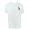 Mens US Polo White Big Motif Logo Short Sleeved Polo Shirt wholesale