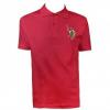 Mens US Polo Red Big Motif Logo Short Sleeved Polo Shirt wholesale