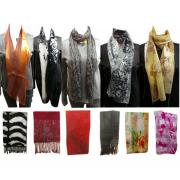 Wholesale Wholesale Joblot Of 100 Ladies Assorted Scarves Great Mixtur