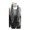 Wholesale Joblot Of 24 Ladies Metallic Black Tassel Scarves