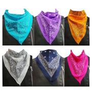 Wholesale Wholesale Joblot Of 24 Ladies Mixed Colour Paisley Neckerchi