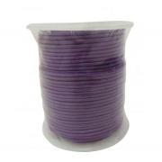 Wholesale High Quality Pastel Purple Round Real Leather Cords 2mm Wide