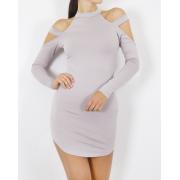 Wholesale Cut Out Long Sleeved Dress 