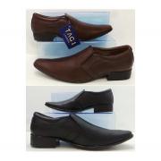 Wholesale Tag1 London Smart Leather Black Slip On Loathers 801