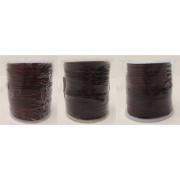 Wholesale Brown Real Leather Round Cords 3 Shades 1mm Wide