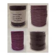 Wholesale Purple Real Leather Round Cords 4 Shades 1mm Wide