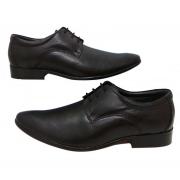 Wholesale Mens Tag1 London 100% Leather Smart Shoes Black 6912
