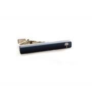 Wholesale Navy Acrylic Palm Tree Pattern Tie Clip