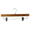 Wooden Trouser Hangers With Silver Clips wholesale home supplies