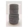 Light Grey High Quality Braided Real Leather Cords 3mm Wide