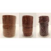 Wholesale Mixed Brown High Quality Braided Leather Cords 3mm Wide