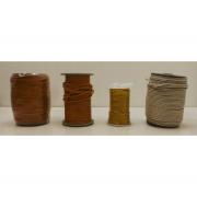 Wholesale Gold & Silver High Quality Braided Leather Cords 3mm Wide