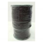 Wholesale  Dark Brown High Quality Braided Leather Cords 3mm Wide