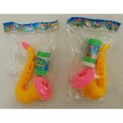 Wholesale Dazzling Toys Saxophone Bubble Blower - 2 Pack