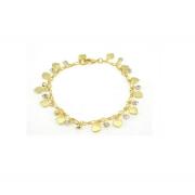 Wholesale Nickel Free Gold Plated CZ And Heart Bracelets