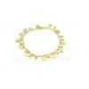 Nickel Free Gold Plated CZ And Heart Bracelets