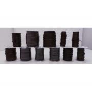 Wholesale Mixed Brown High Quality Round Leather Cords 1mm Wide