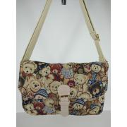 Wholesale Bear Fabric Canvas Cross-Body Bag