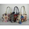 Owl Fabric Canvas Shoulder Totes Bags