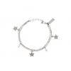Lovett & Co Diamante Star Bracelet (Rhodium)