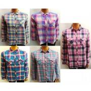 Wholesale Wholesale Joblot Of 10 Ladies Westworld Flannel Check Shirts